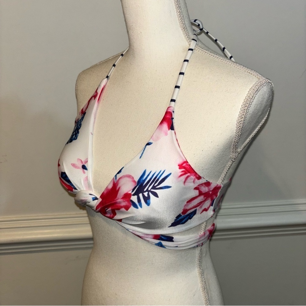 Floral Swim Bikini Top, sz M